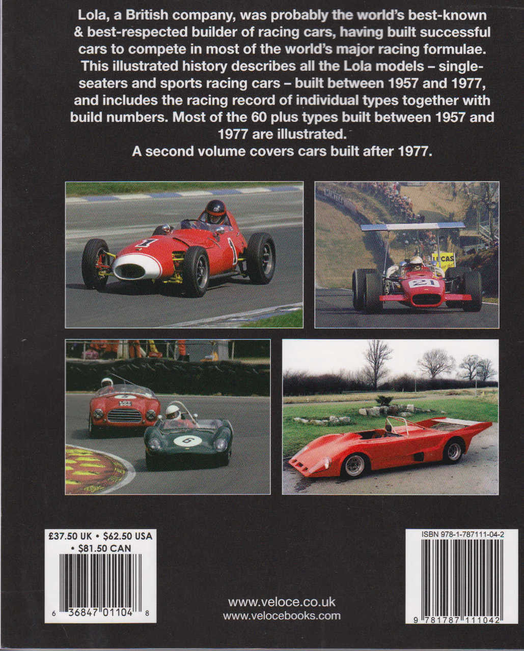 Lola: The Illustrated History 1957 to 1977 (Veloce Classic Reprint Series) (9781787111042)