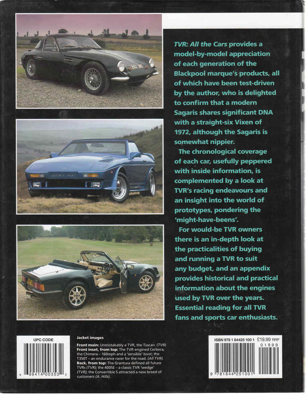 TVR : All The Cars - A Model - By - Model History Of TVR (9781844251001) - back