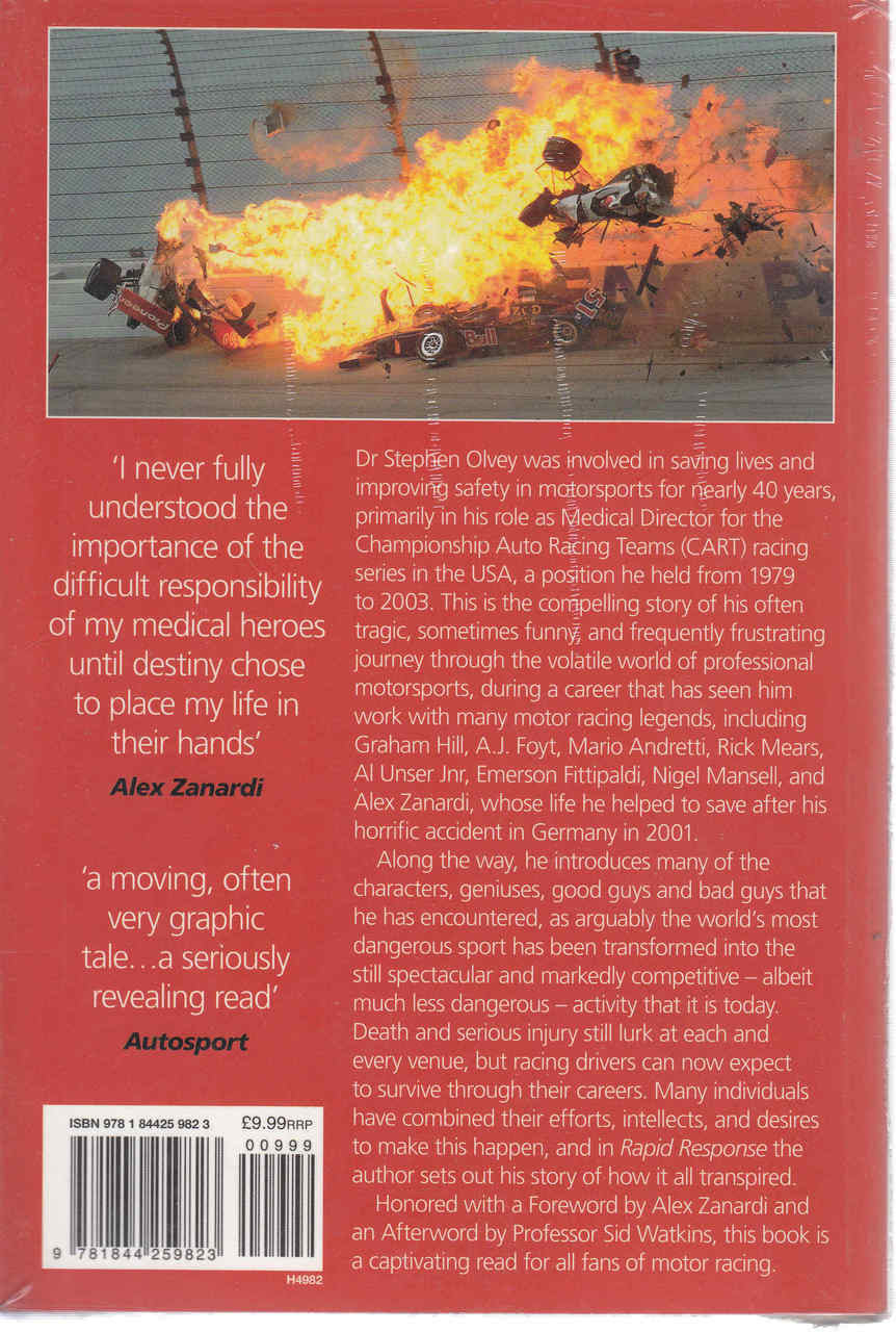 Rapid Response: My Inside Story as a Motor Racing Life-Saver - Paperback (9781844259823)