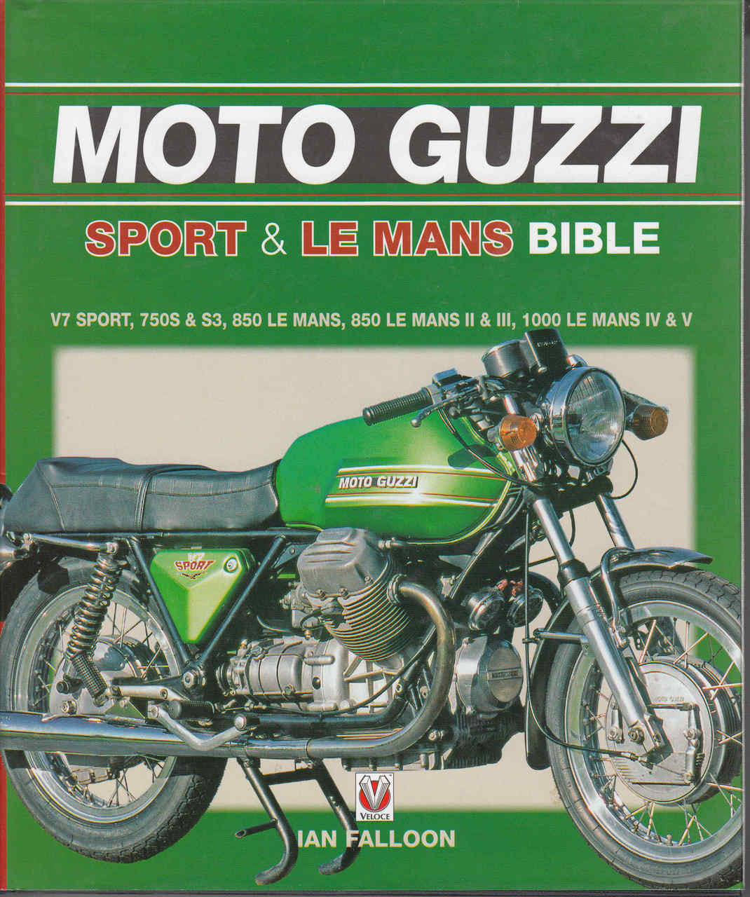 Sport & Le Mans Bible paperback, front cover with green motorcycle and title