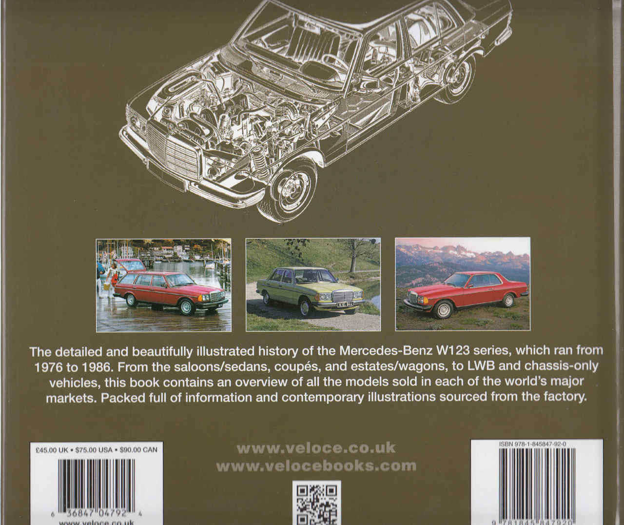 Mercedes-Benz W123-series: All models 1976 to 1986 Back