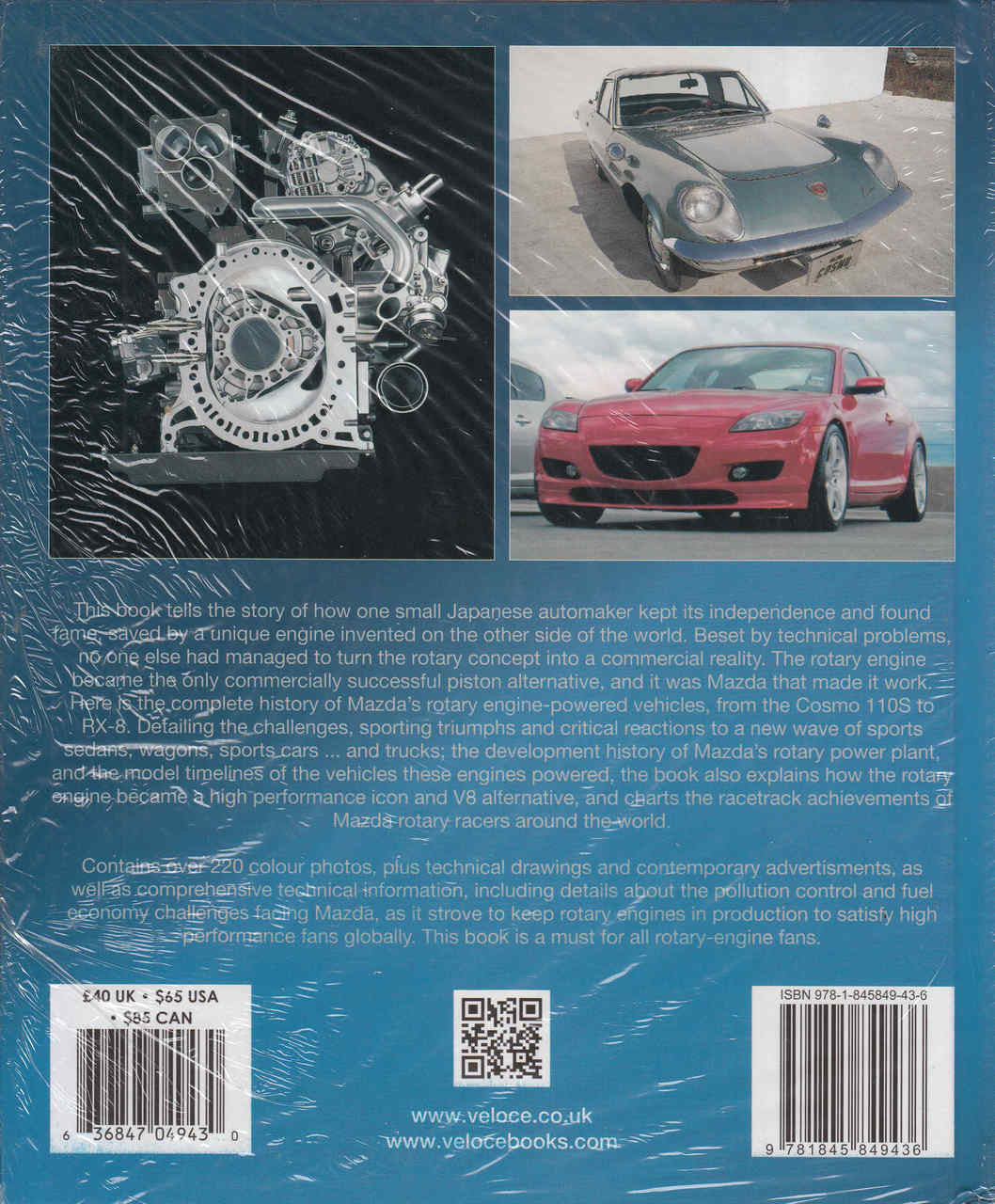Mazda Rotary-Engined Cars: From Cosmo 110S To RX-8 (9781845849436)  - back