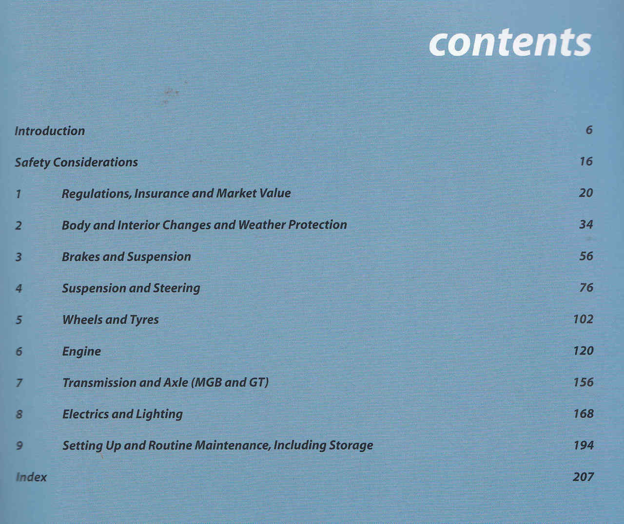 Everyday Modifications For Your MGB, GT And GTV8 (9781847978103) cont