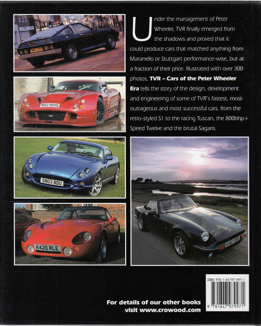 TVR Cars of The Peter Wheeler Era (9781847979971) Back