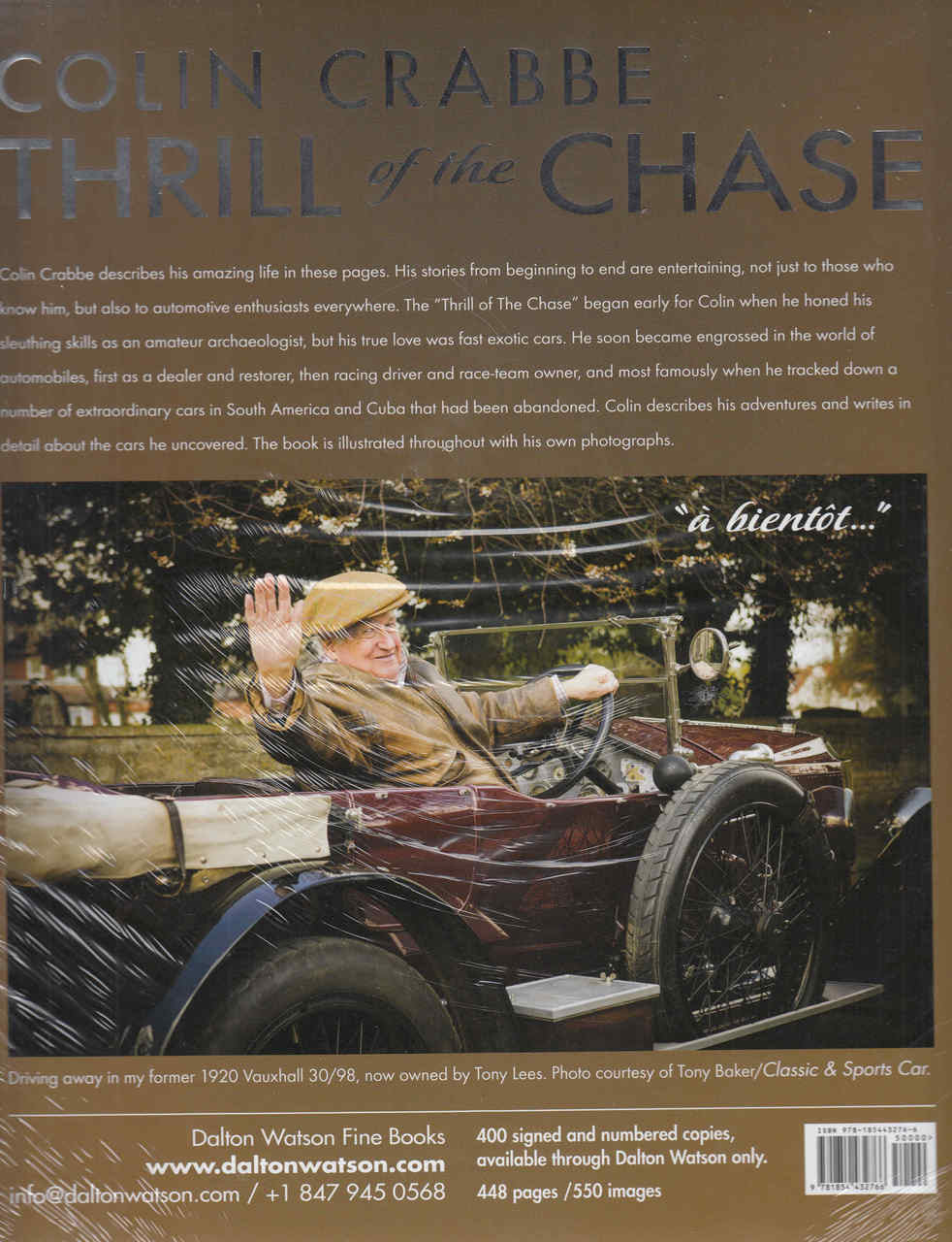 Colin Crabbe: Thrill Of The Chase (9781854432766)  - back