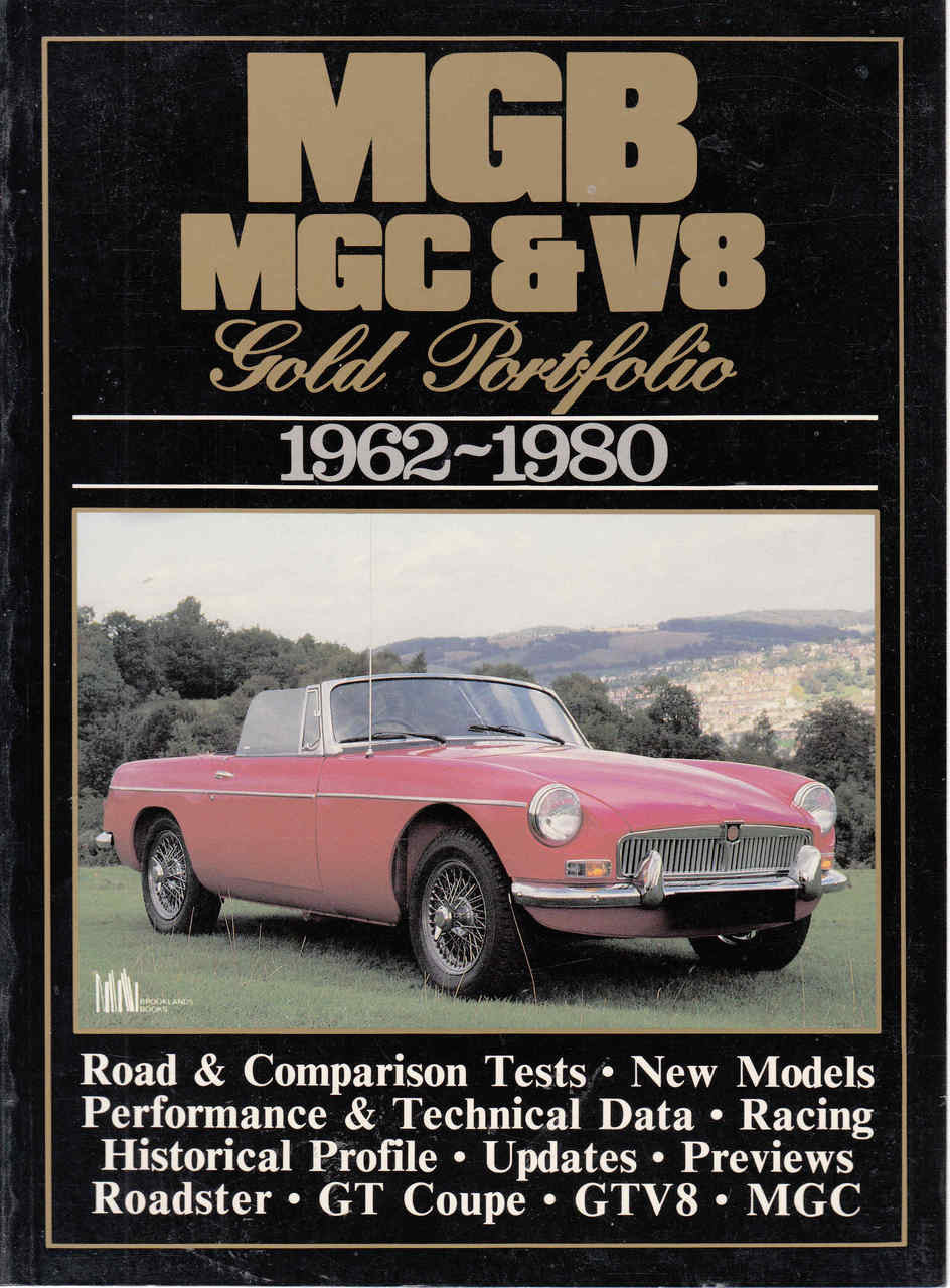 MGB MGC & V8 Gold Portfolio 1962 - 1980 (9781855200456) - front
