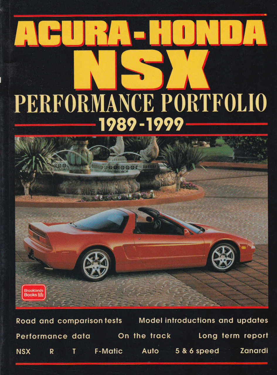 Acura - Honda NSX Performance Portfolio 1989-1999 (9781855204287)