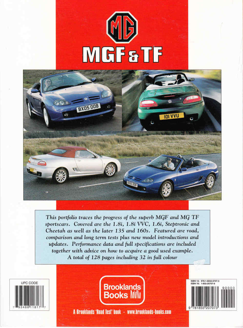 MGF & TF Performance Portfolio 1995 - 2005 (9781855207073) - back