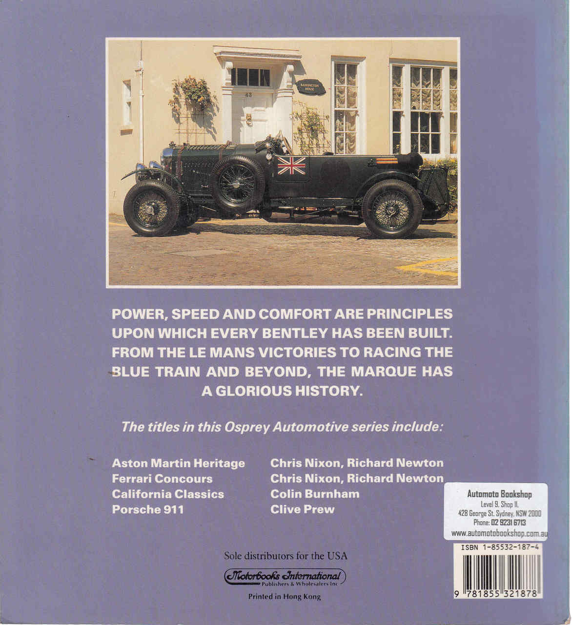 Bentley Heritage (Osprey Automotive Series)
