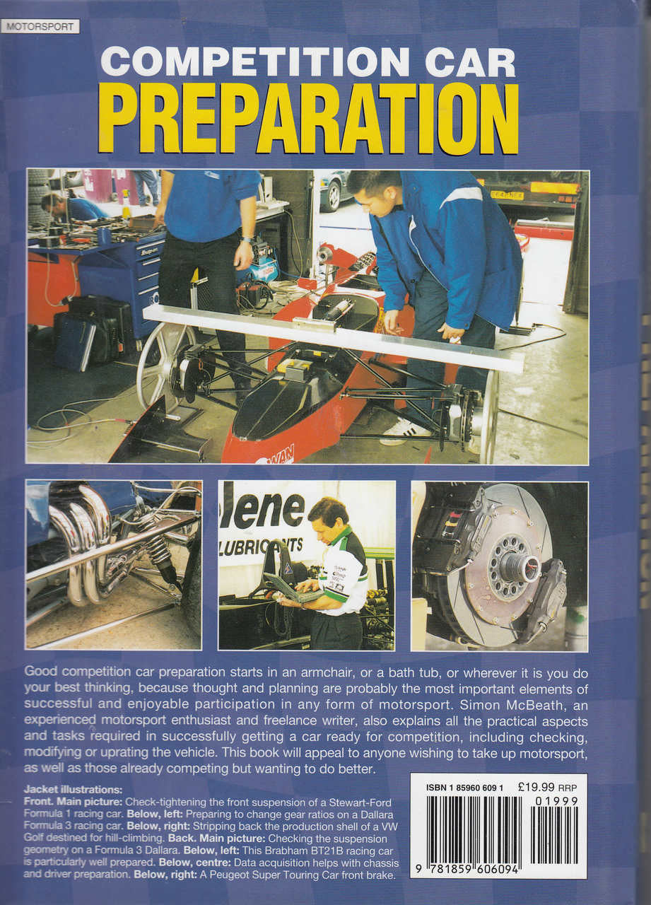 Competition Car Preparation - A Practical Handbook (Simon McBeath)