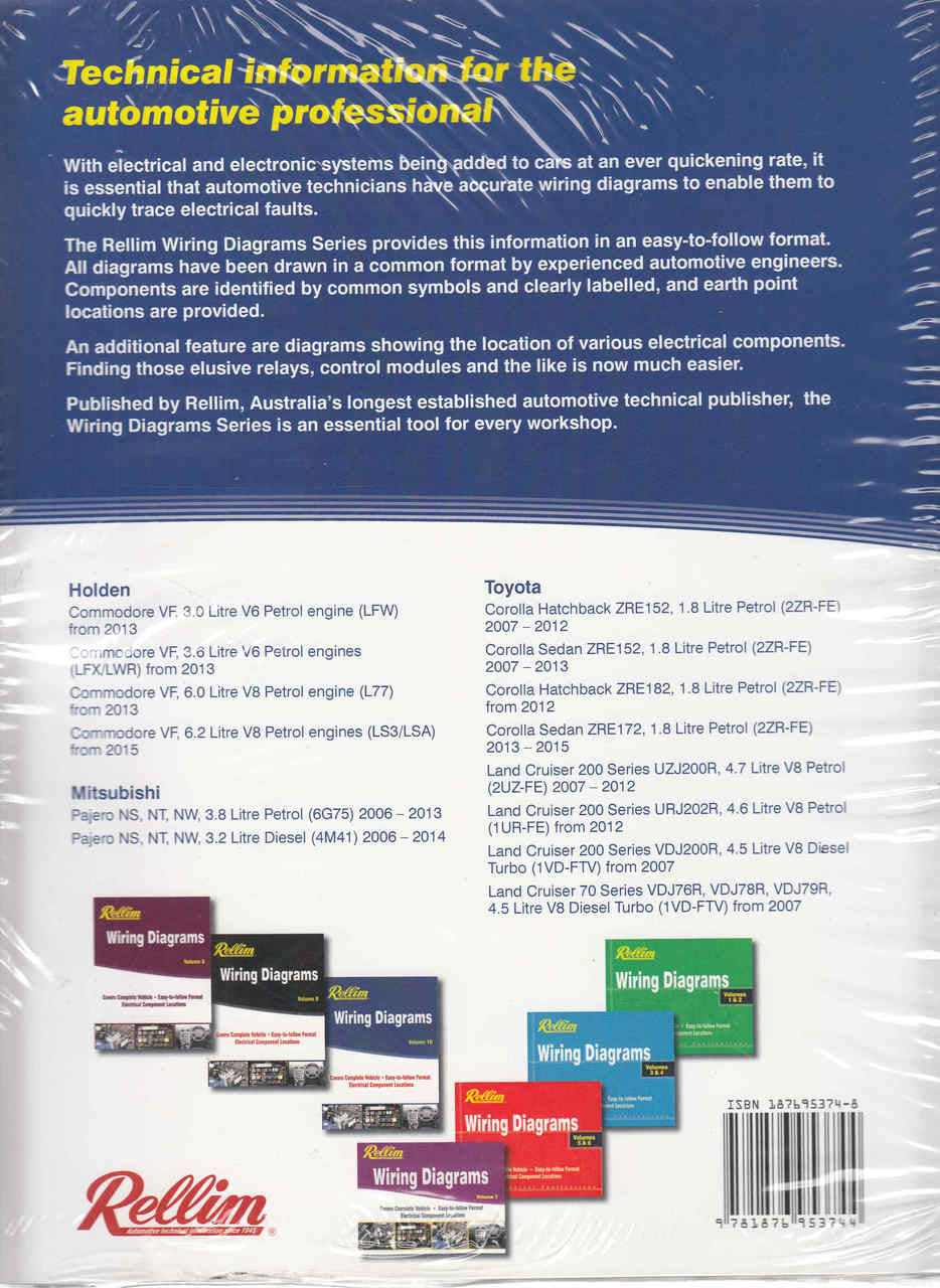 Rellim Wiring Diagrams Volume 10 (9781876953744)