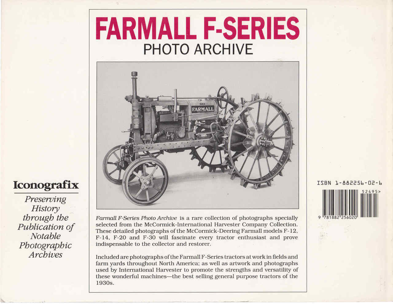 Farmall F-Series - Photo Archive Back