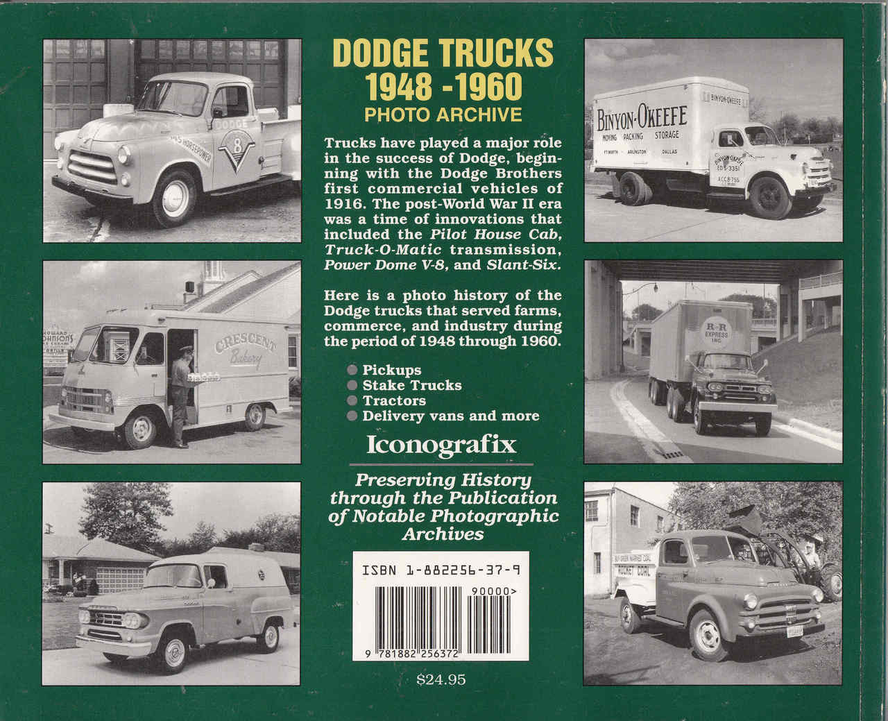 Dodge Trucks 1948-1960 Photo Archive Back