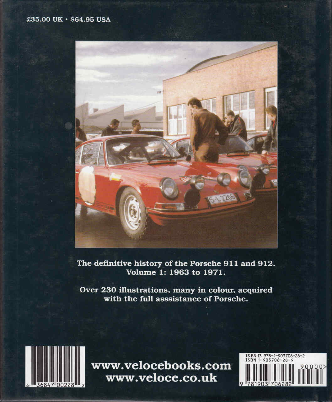 Porsche 911: The Definitive History 1963 to 1971 (9781903706282) - back