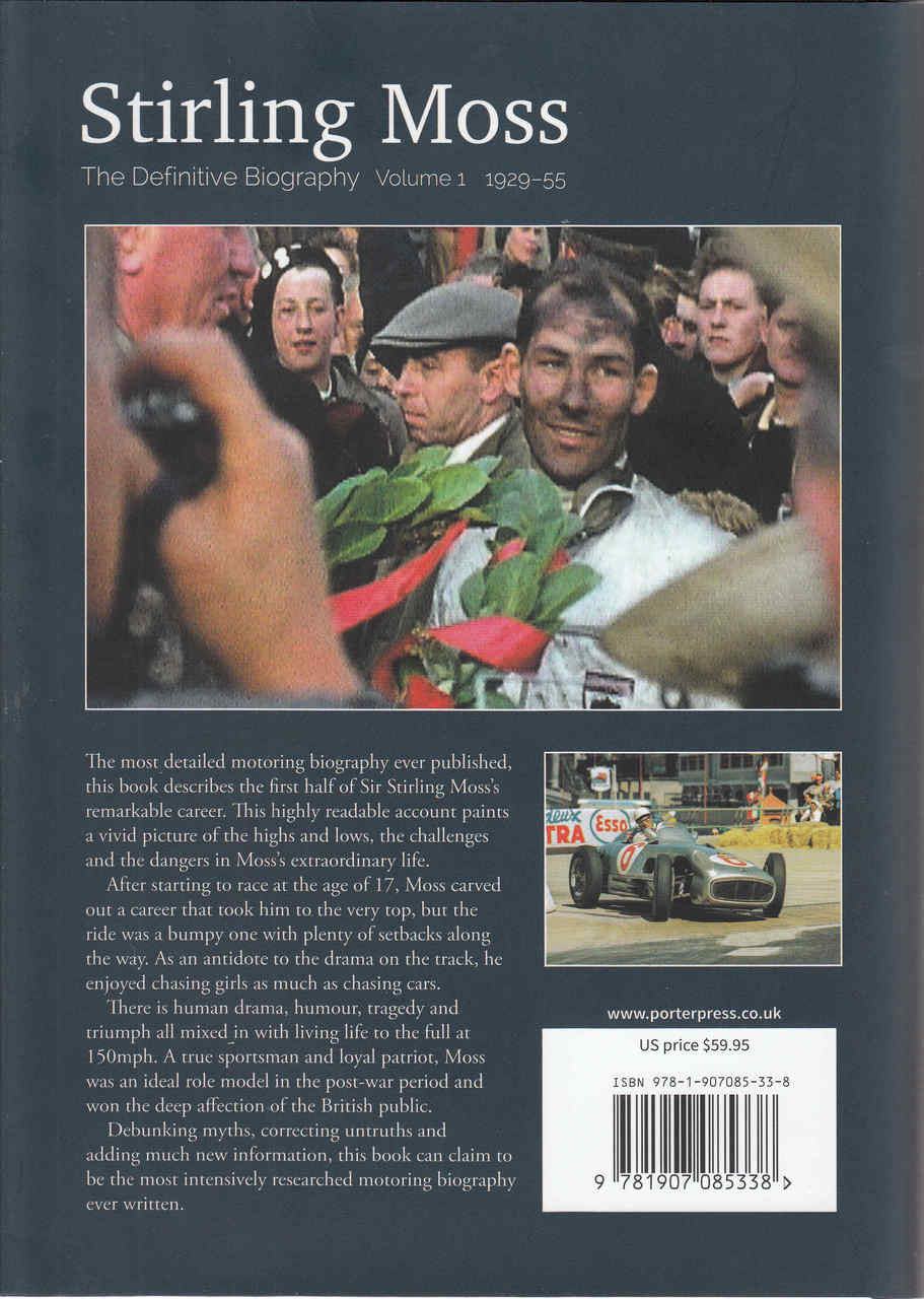 Stirling Moss The Definitive Biography: Volume 1, 1929 - 55 (9781907085338) back