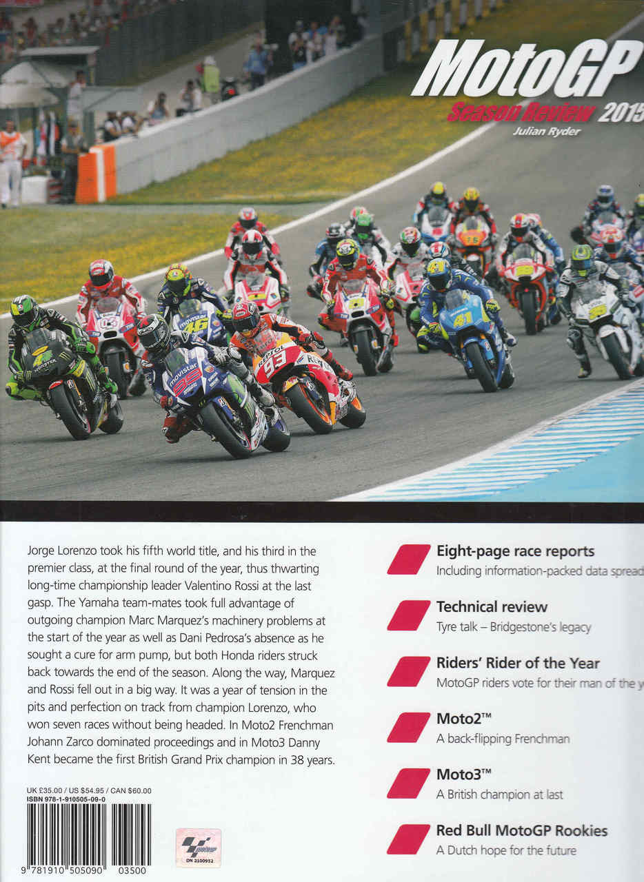 MotoGP Season Review 2015 NUMBER 12 (9781910505090) Back