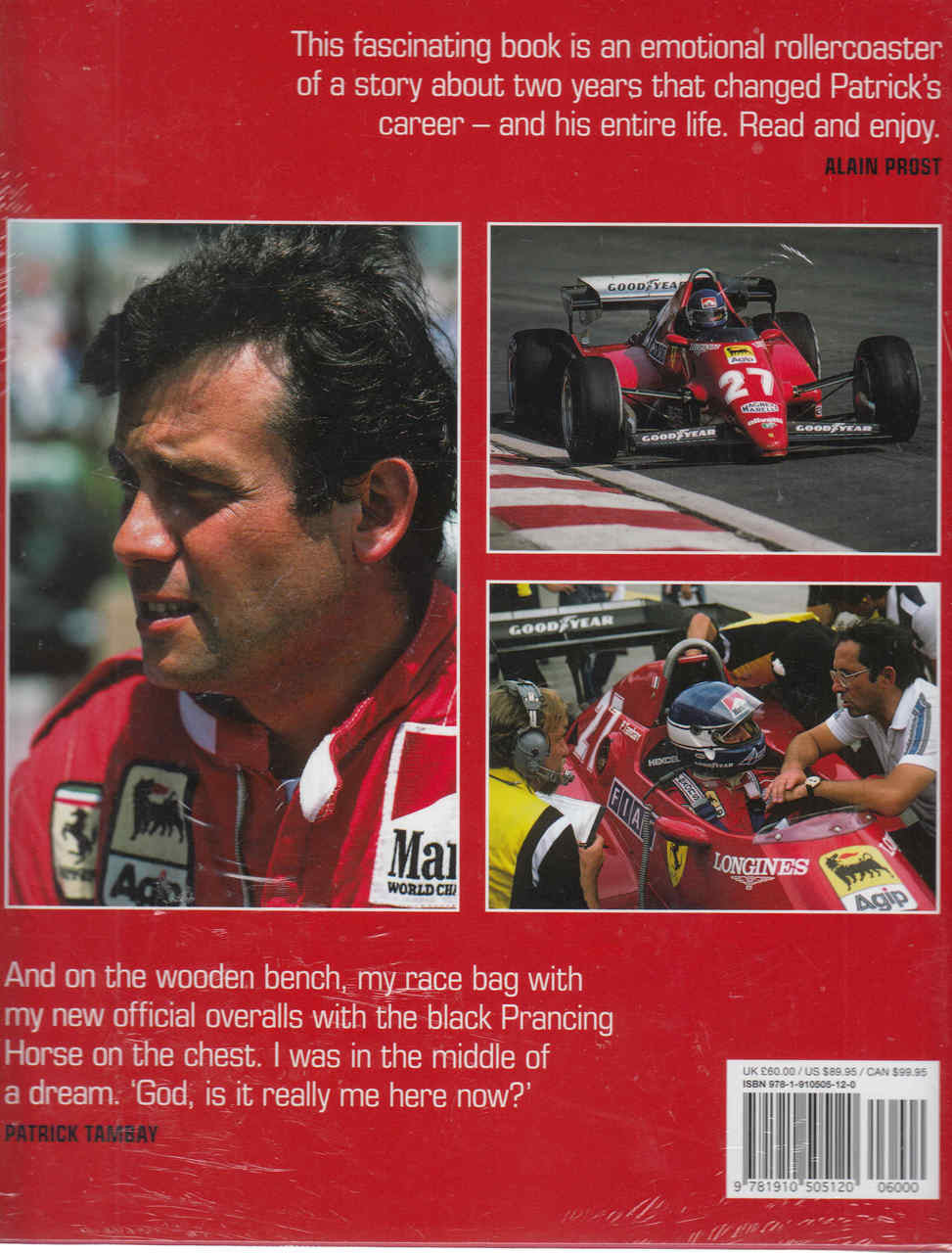 Patrick Tambay: The Ferrari Years Back Cover