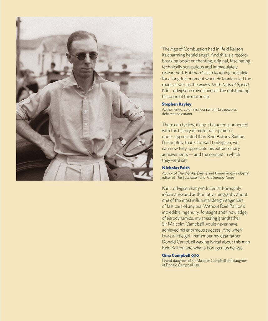 REID RAILTON - Man of Speed (2 Hardbacks in Slipcase) by Karl Ludvigsen (9781910505250)