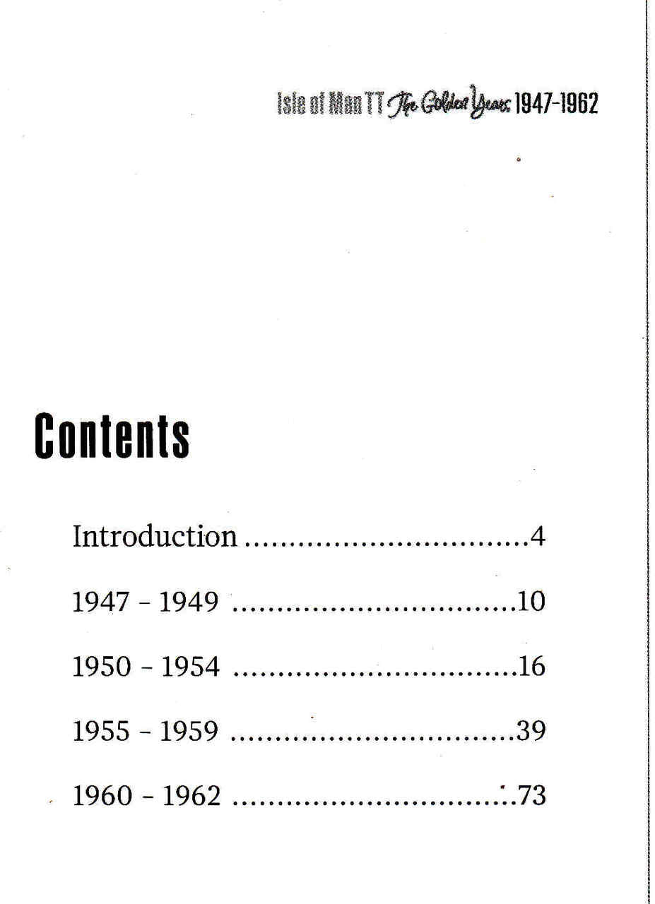 Isle Of Man TT The Golden Years 1947 - 1962 Volume Two (9781911177098)  -- back