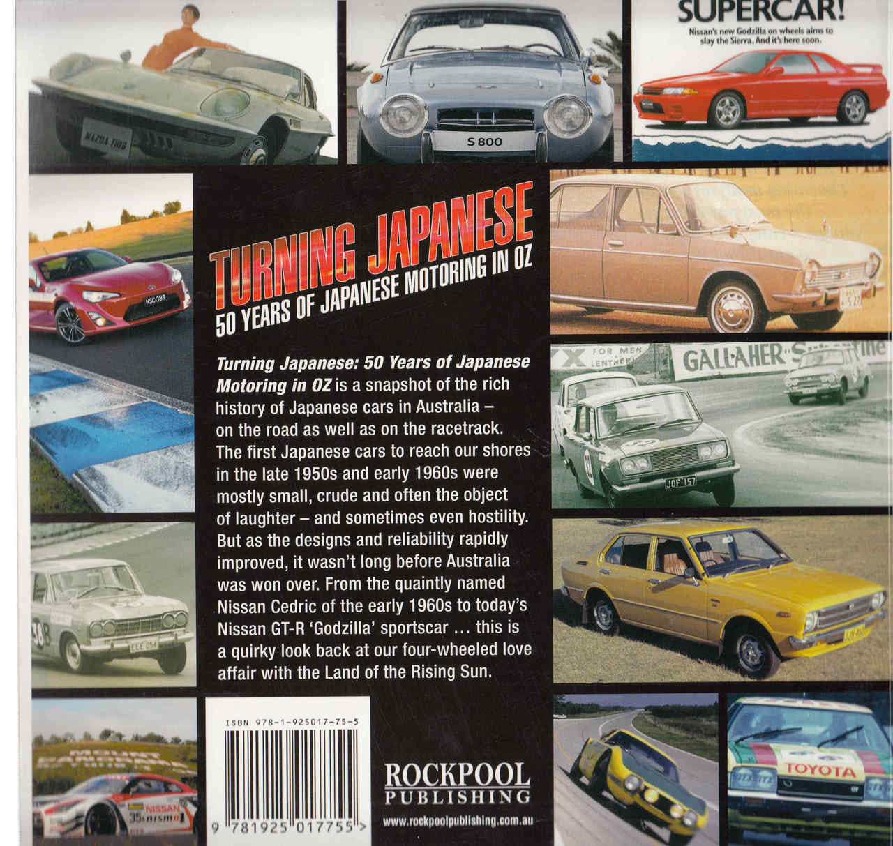 Turning Japanese: 50 Years Of Japanese Motoring In Oz (9781925017755) - back