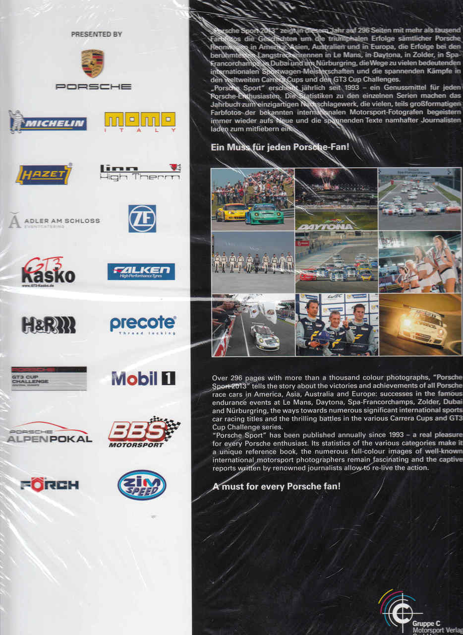 Porsche Sport 2013 Back Cover