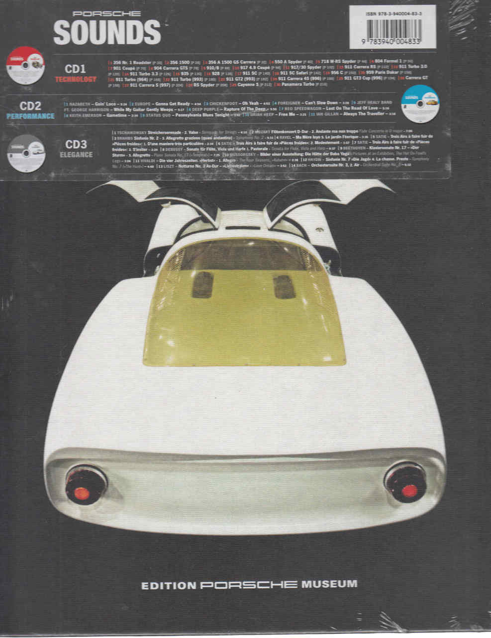 Porsche Sounds -Book + 3 CDs (Ear Books) (9783940004833)  - back