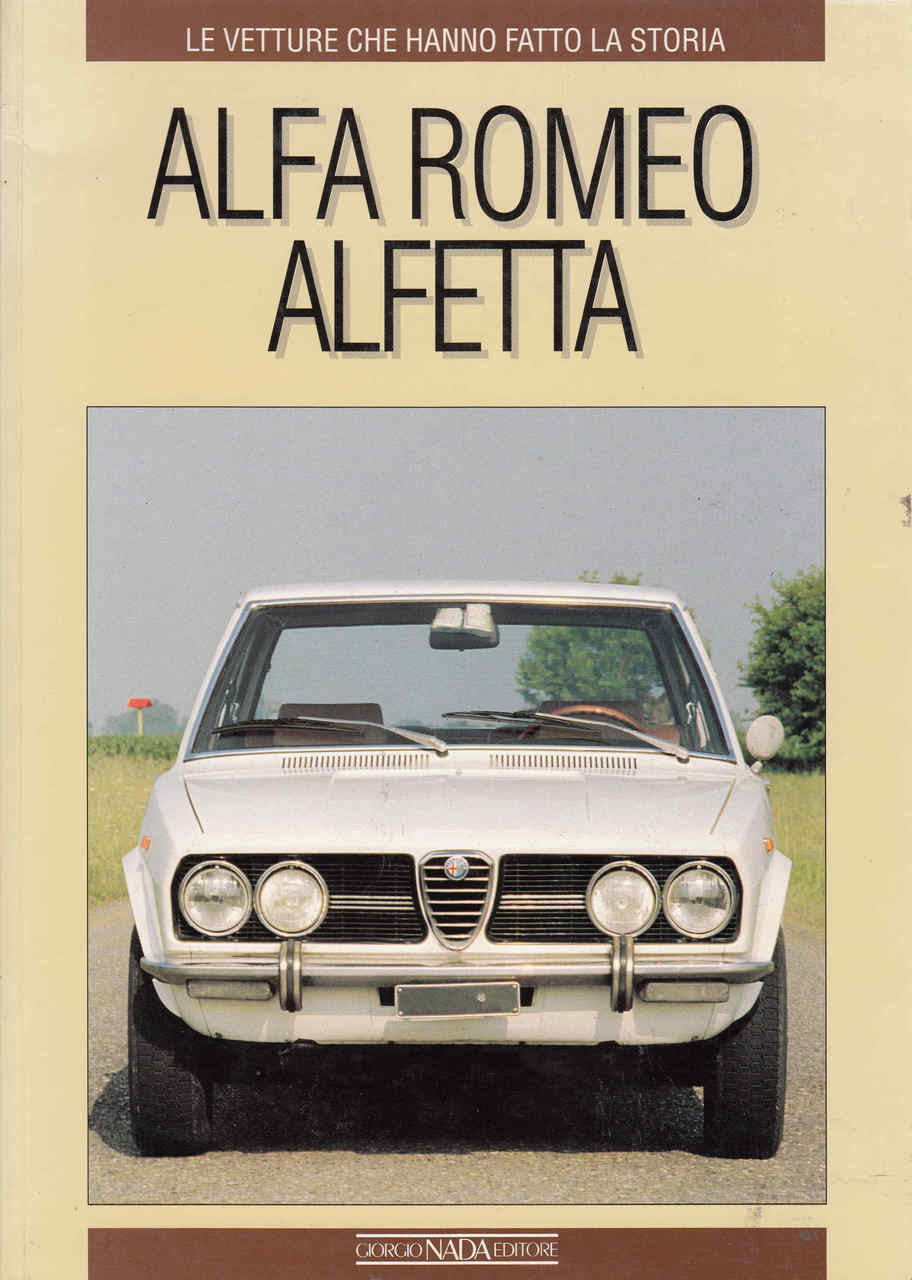 Alfa Romeo Alfetta (Italian Text) (9788879111256) - front