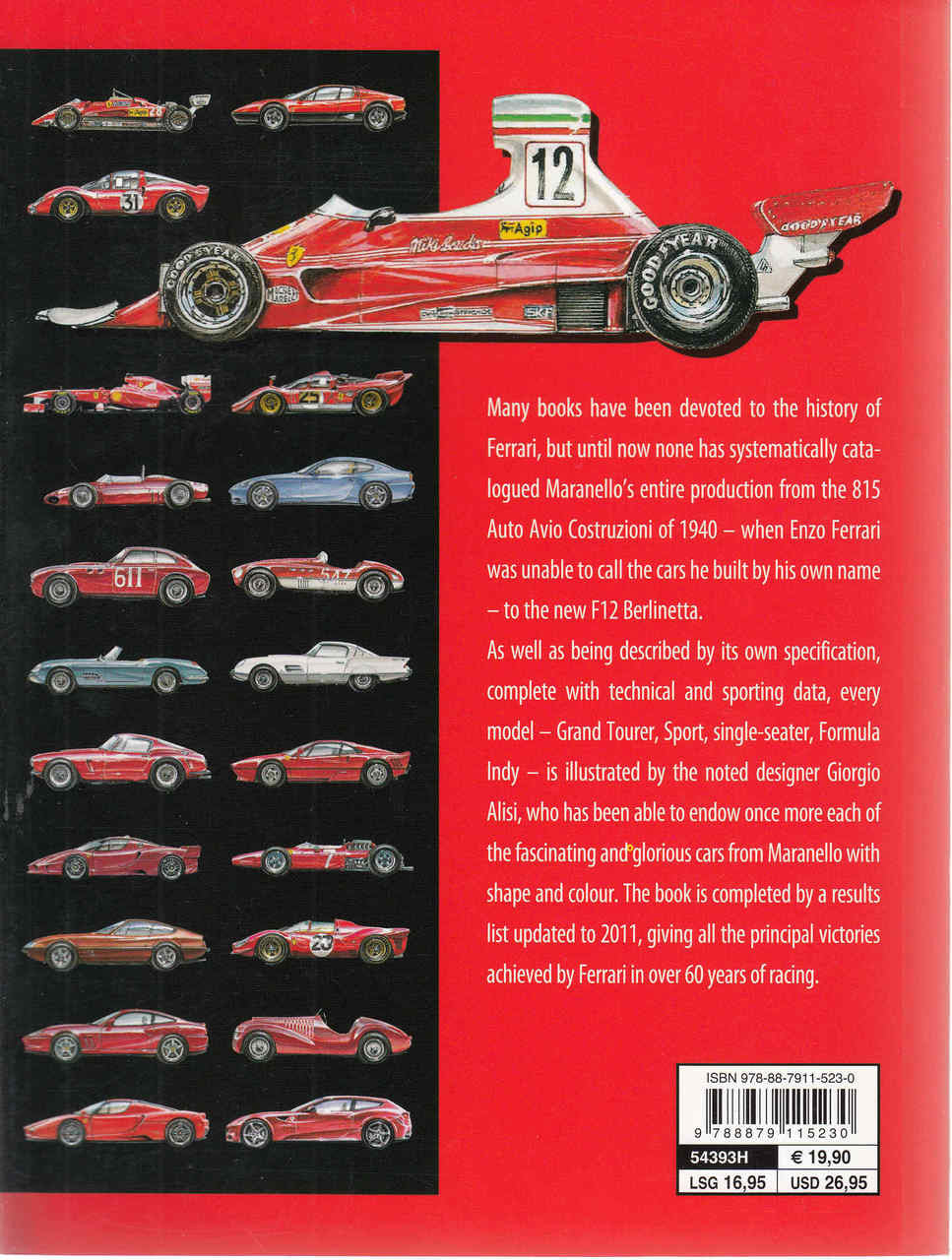 Ferrari All The Cars : A Complete Guide - New Updated Edition (Paperback) (9788879115230) - back
