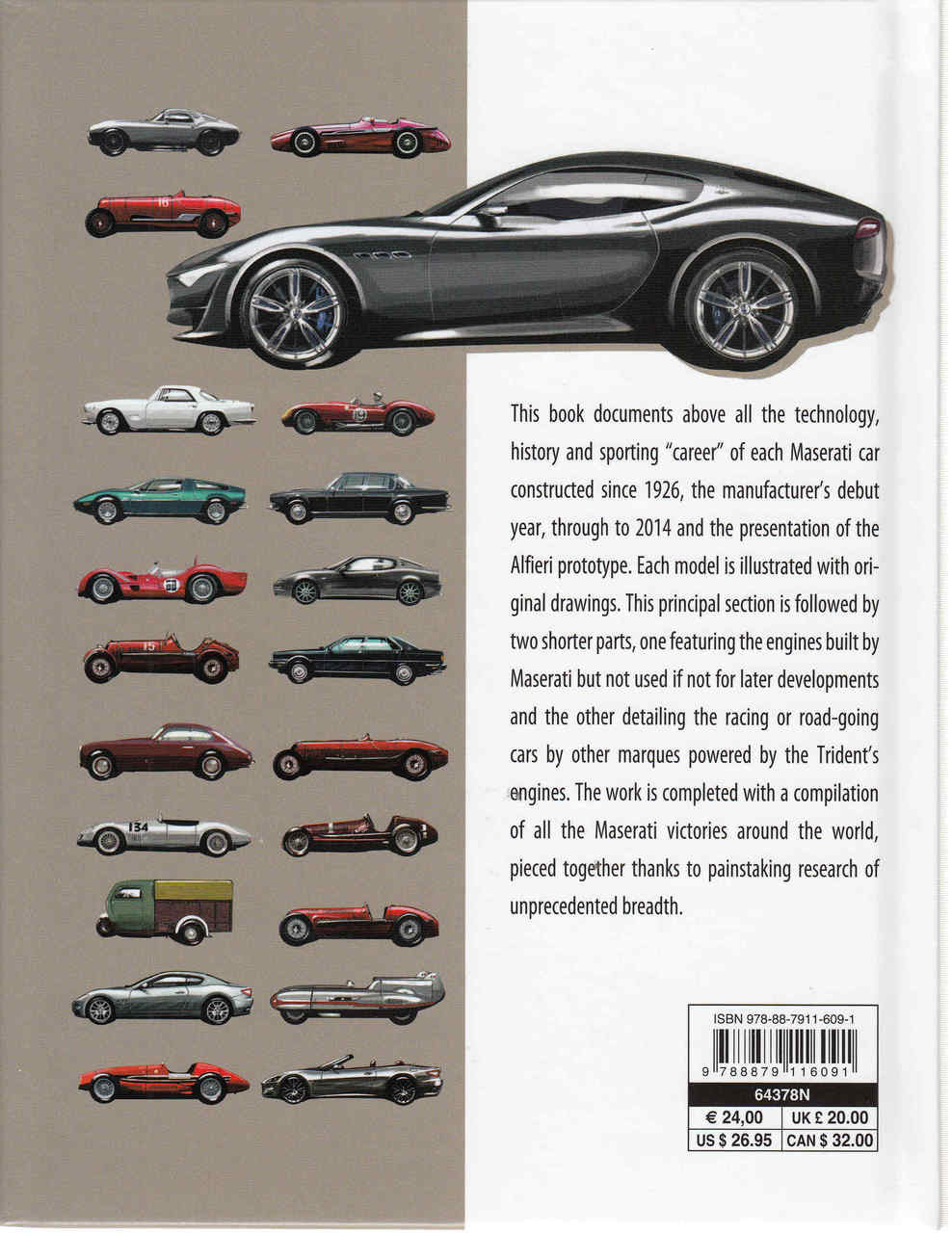 Maserati All the Cars Back Cover