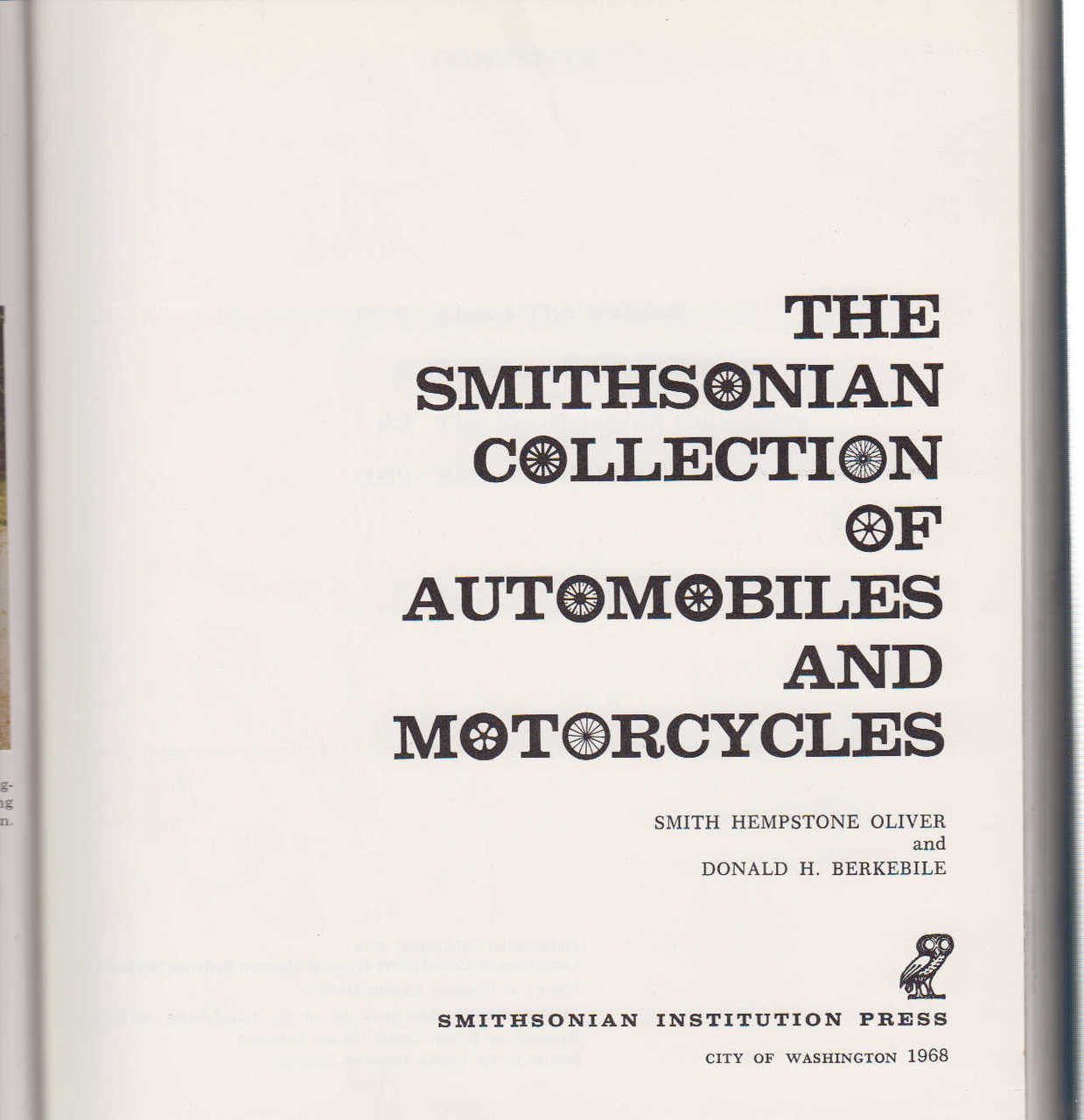 The Smithsonian Collection Of Automobiles And Motorcycles