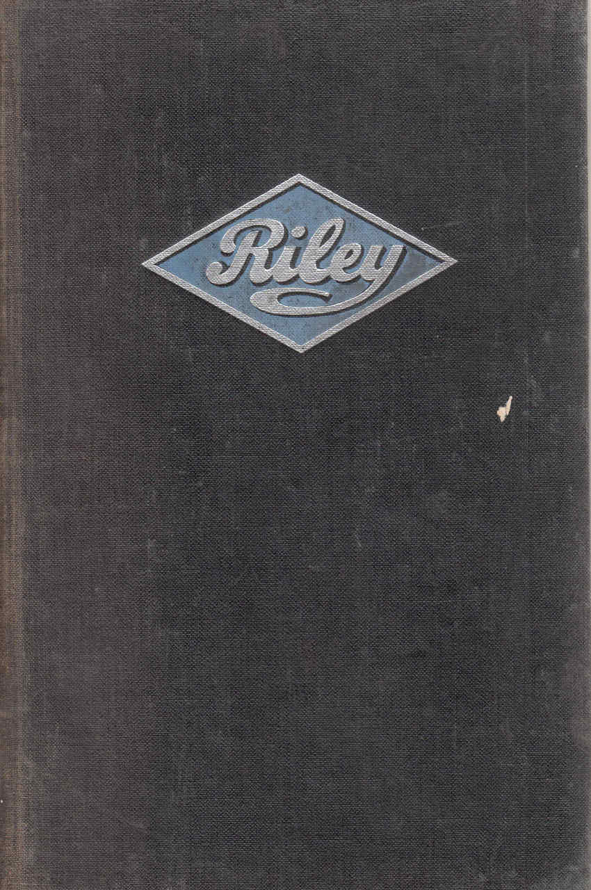 Riley Maintenence Manual 1930 - 1956 (B001102JPW) front