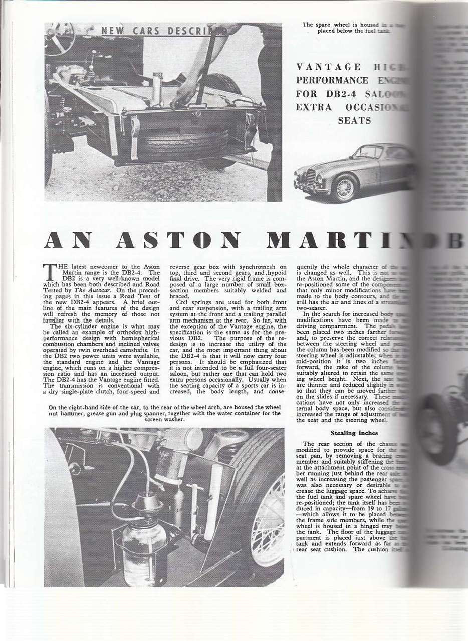 Aston Martin Ultimate Portfolio book spread with vintage car and engine details