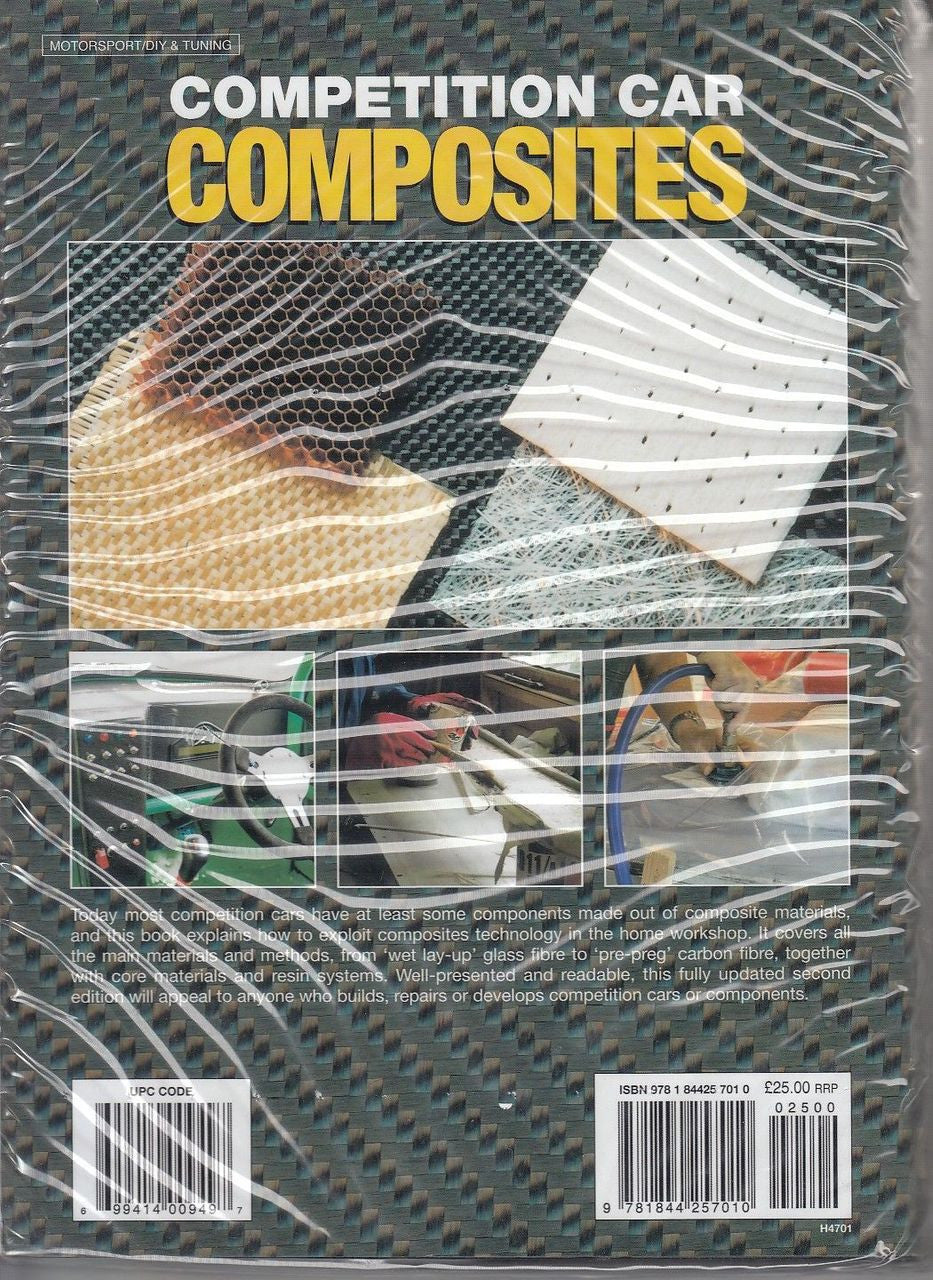 Second edition car composites handbook with bold title and barcode on cover