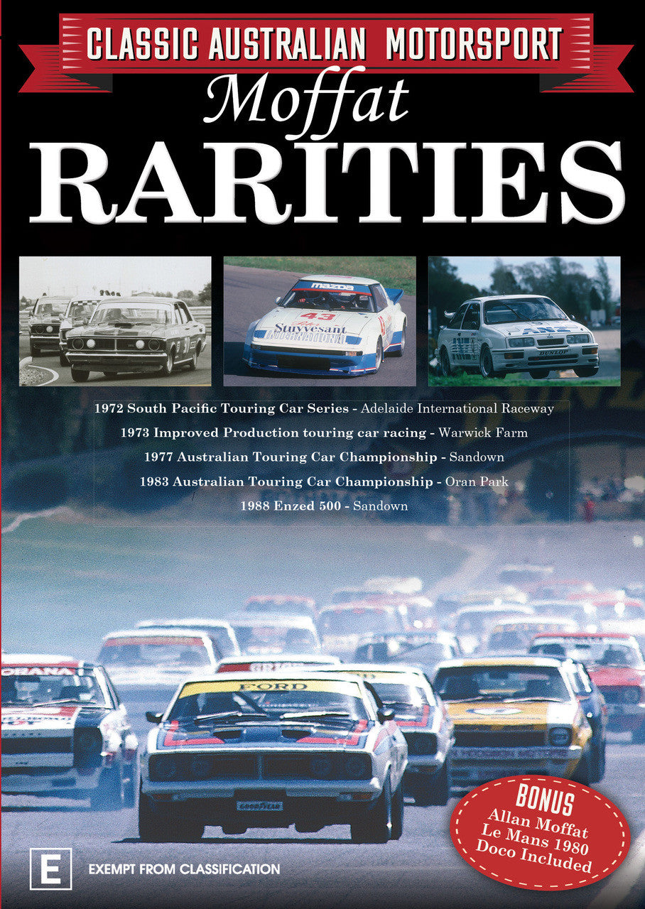Classic Australian Motorsport vol 3 Moffat Rarities DVD