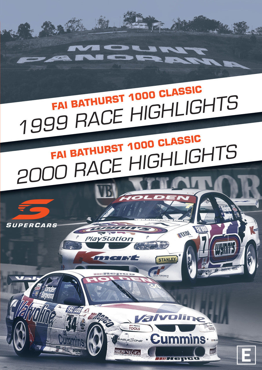 AI 1000 Classic Mt Panorama Bathurst 1999 Highlights, FAI 1000 Mt. Panorama Bathurst 2000 Highlights DVD (9340601002159)