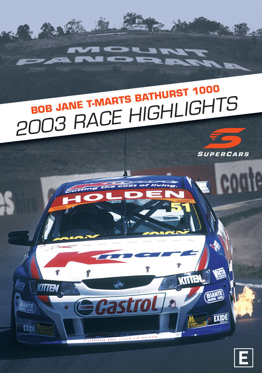 Bob Jane T-Marts Bathurst 1000 20023 Race Highlights DVD (9340601002180)