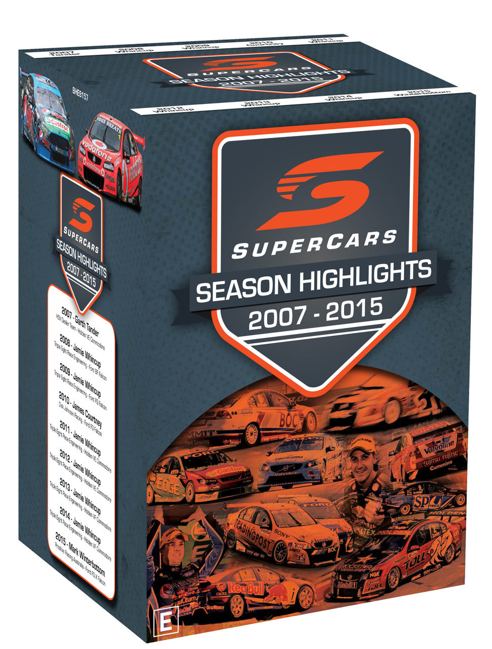 Supercars Season Highlights 2007 to 2015 DVD Set