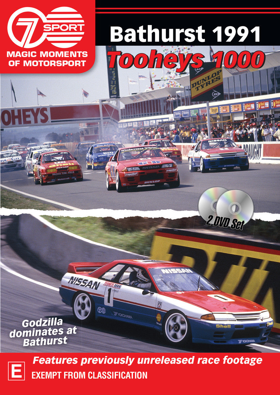 Bathurst 1991 Tooheys 1000 - Godzilla dominates at Bathurst DVD
