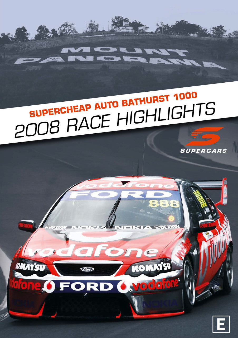 Supercheap Auto Bathurst 1000 2008 Race Highlights DVD (9340601002494)