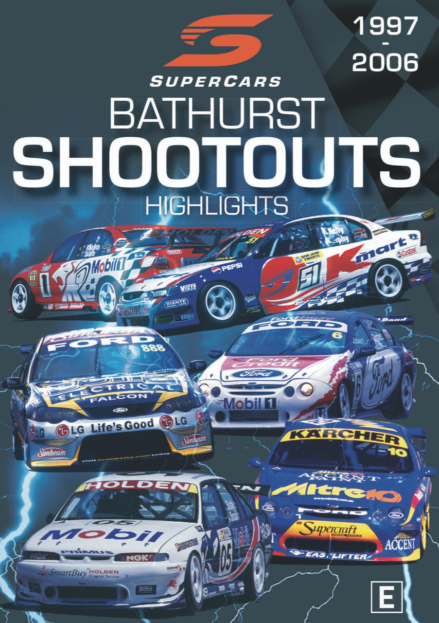 Supercars Bathurst Shoot Outs Highlights 1997 to 2006 DVD (9340601002791)