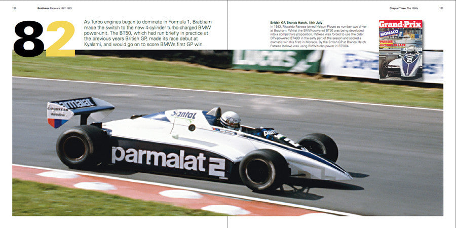 White open-wheel racecar with parmalat2 on track, front three-quarter view