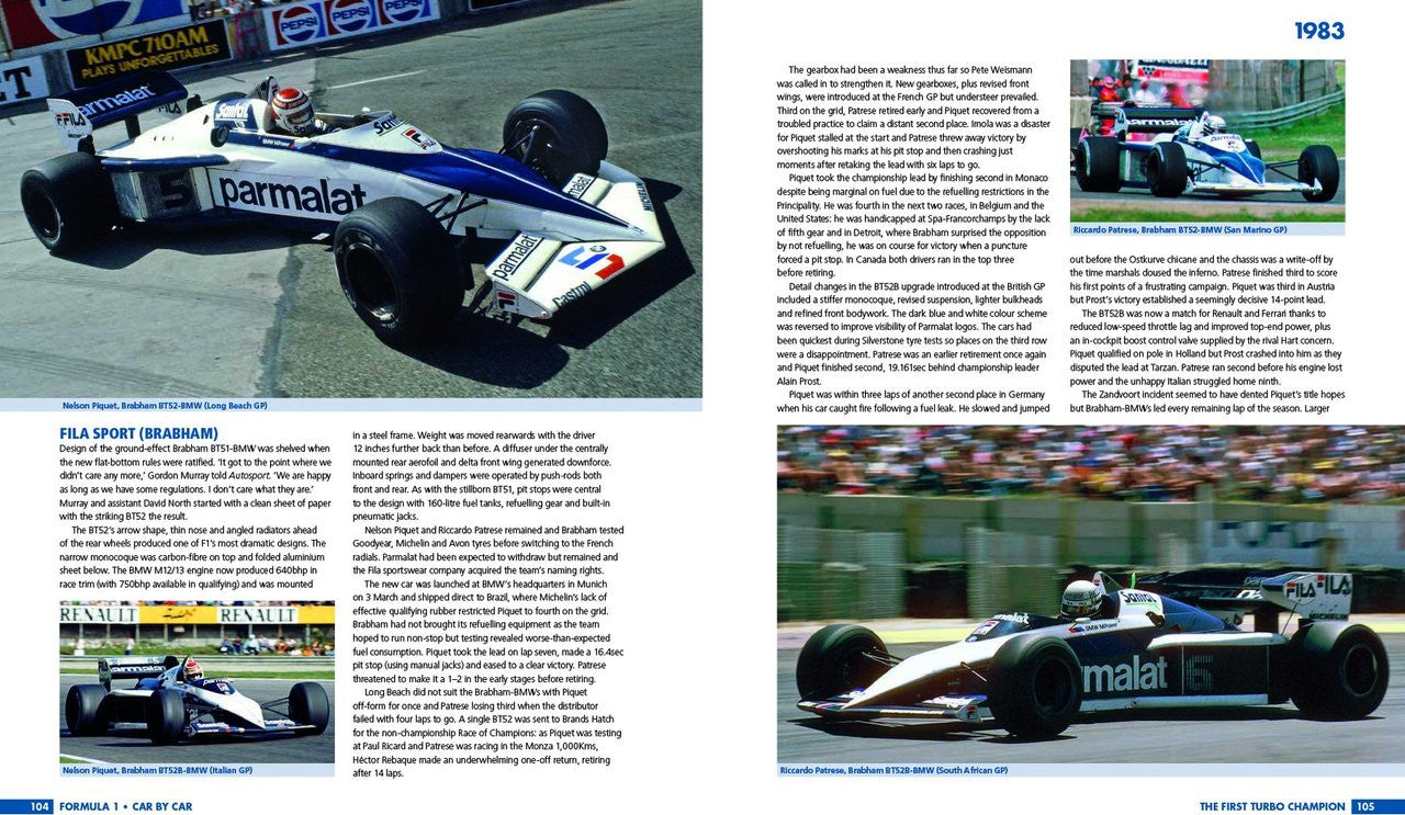 Formula 1 Car by Car 1980 - 1989 (9781910505236)