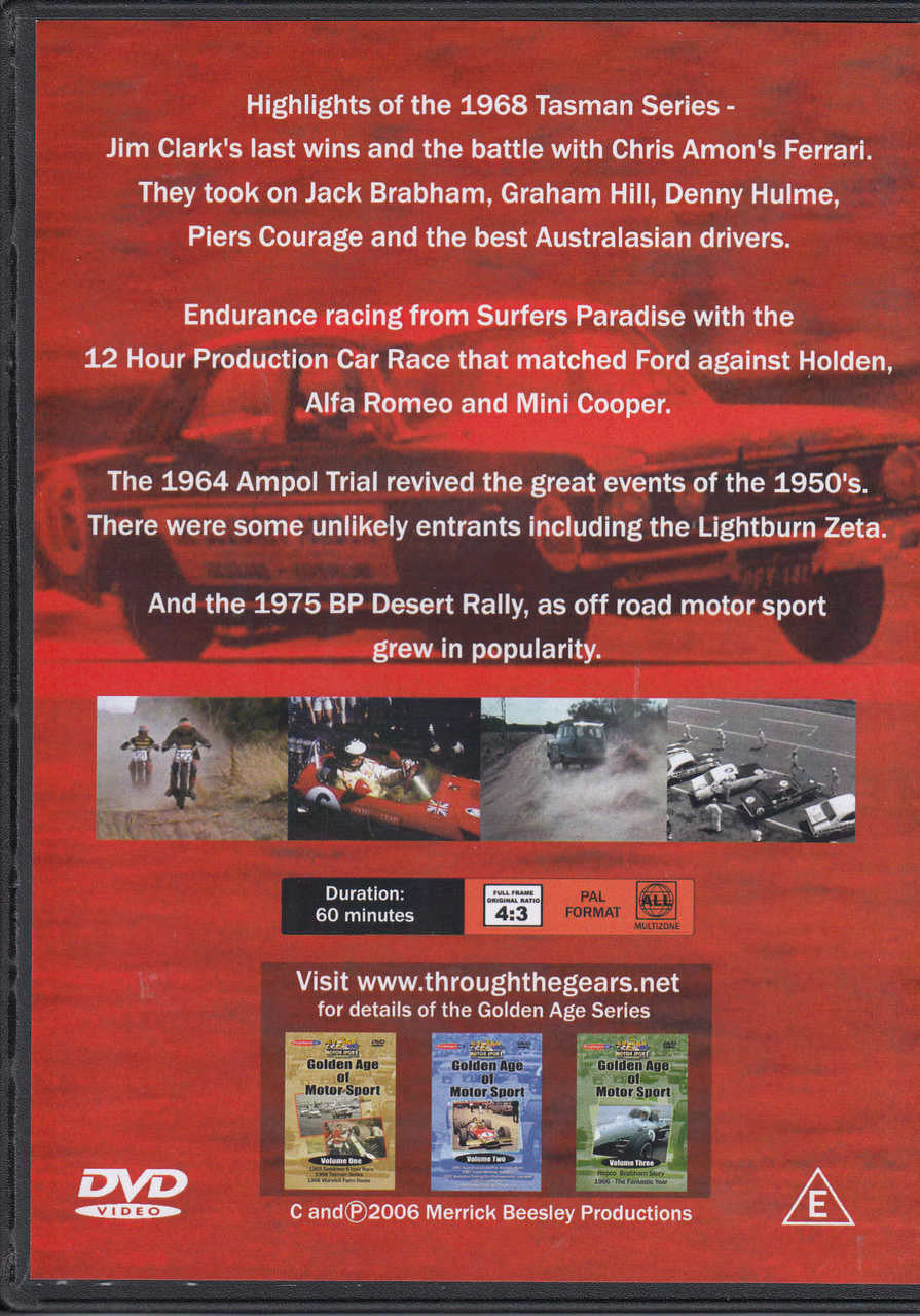 Golden Age of Motorsport (4 DVD Set)