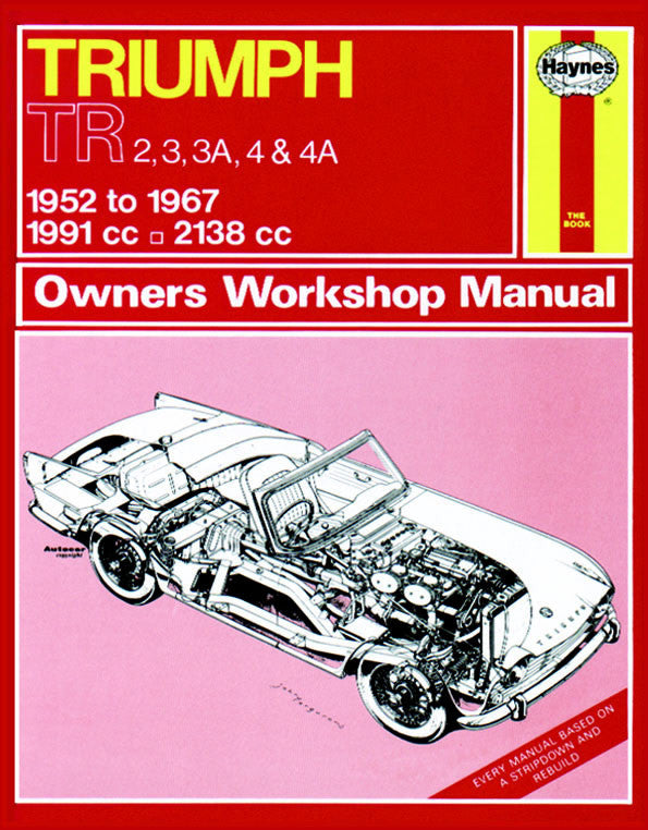 Triumph TR2, TR3, TR3A, TR4 & TR4A (52 - 67) Haynes Repair Manual