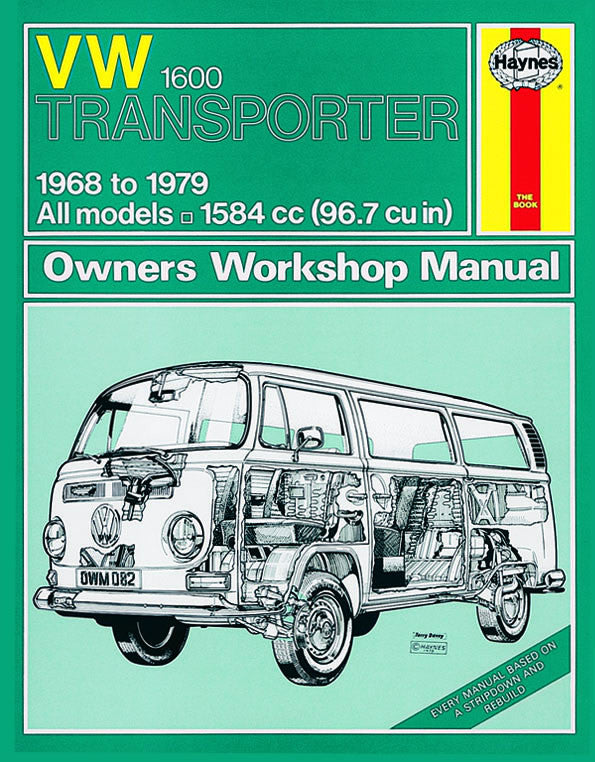 VW Transporter 1600 (68 - 79) Haynes Repair Manual