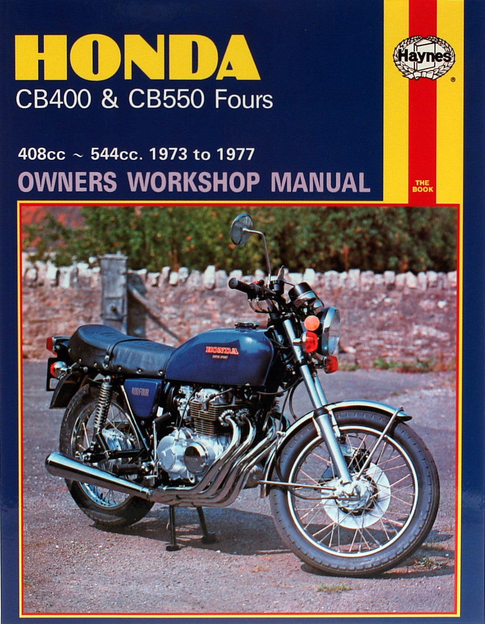 Honda CB400 & CB550 owners workshop manual with Haynes cover