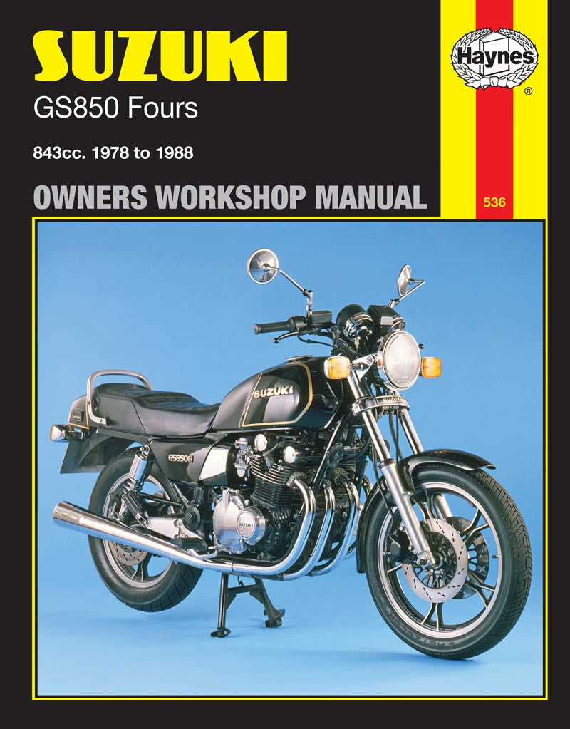 Suzuki GS850 Fours (78 - 88) Haynes Repair Manual