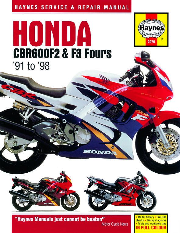 Honda CBR600F2 & F3 Fours (91 - 98) Haynes Repair Manual