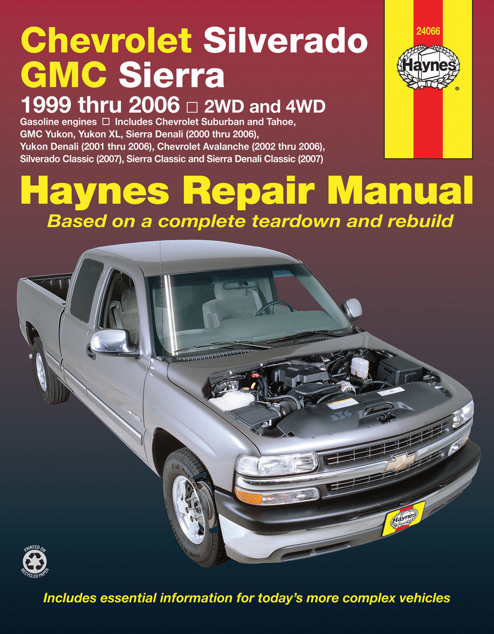 Chevrolet Silverado & GMC Sierra petrol 1999 - 2007 Workshop Manual (USA) (9781563926815)
