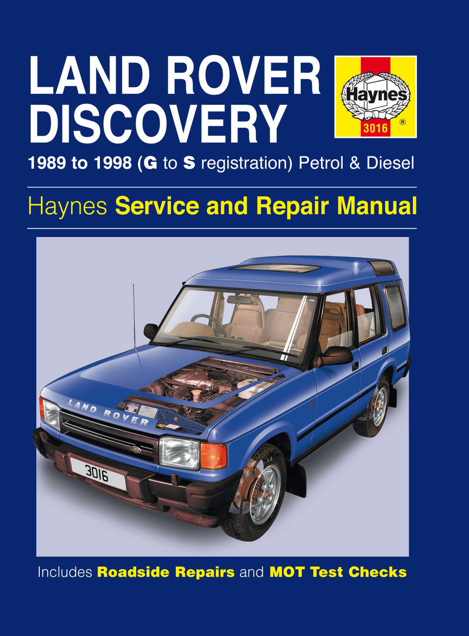 Land Rover Discovery Petrol & Diesel (89 - 98) Haynes Repair Manual
